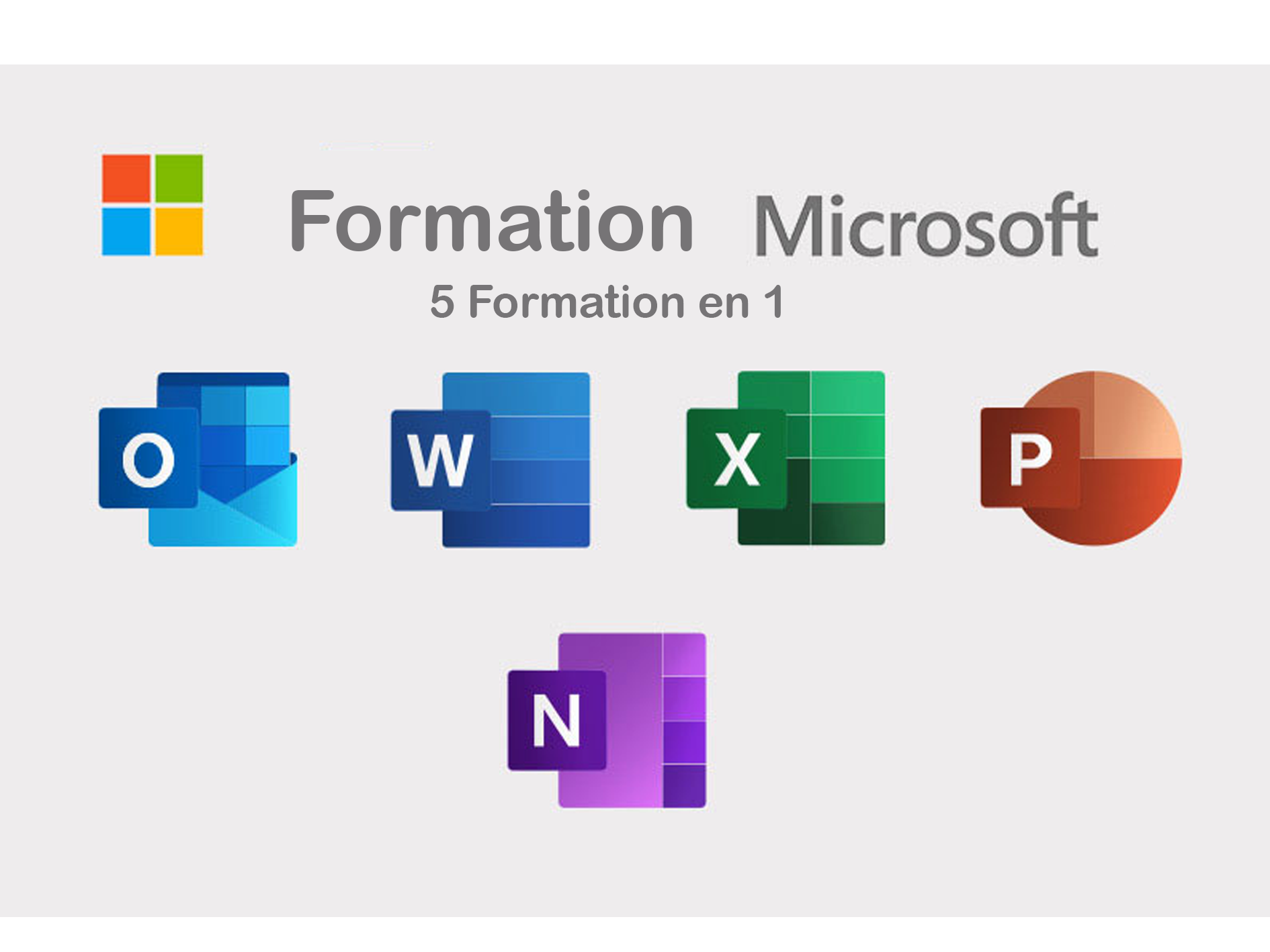 5 FORMATIONS COMPLÈTE AUX LOGICIELS MICROSOFT OFFICE