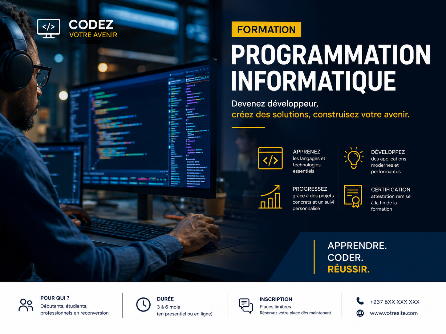 💻 Formation Complète en Programmation Informatique